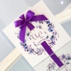 KĀZU UN JUBILEJU IELŪGUMI - floral wreath 120x120 purple